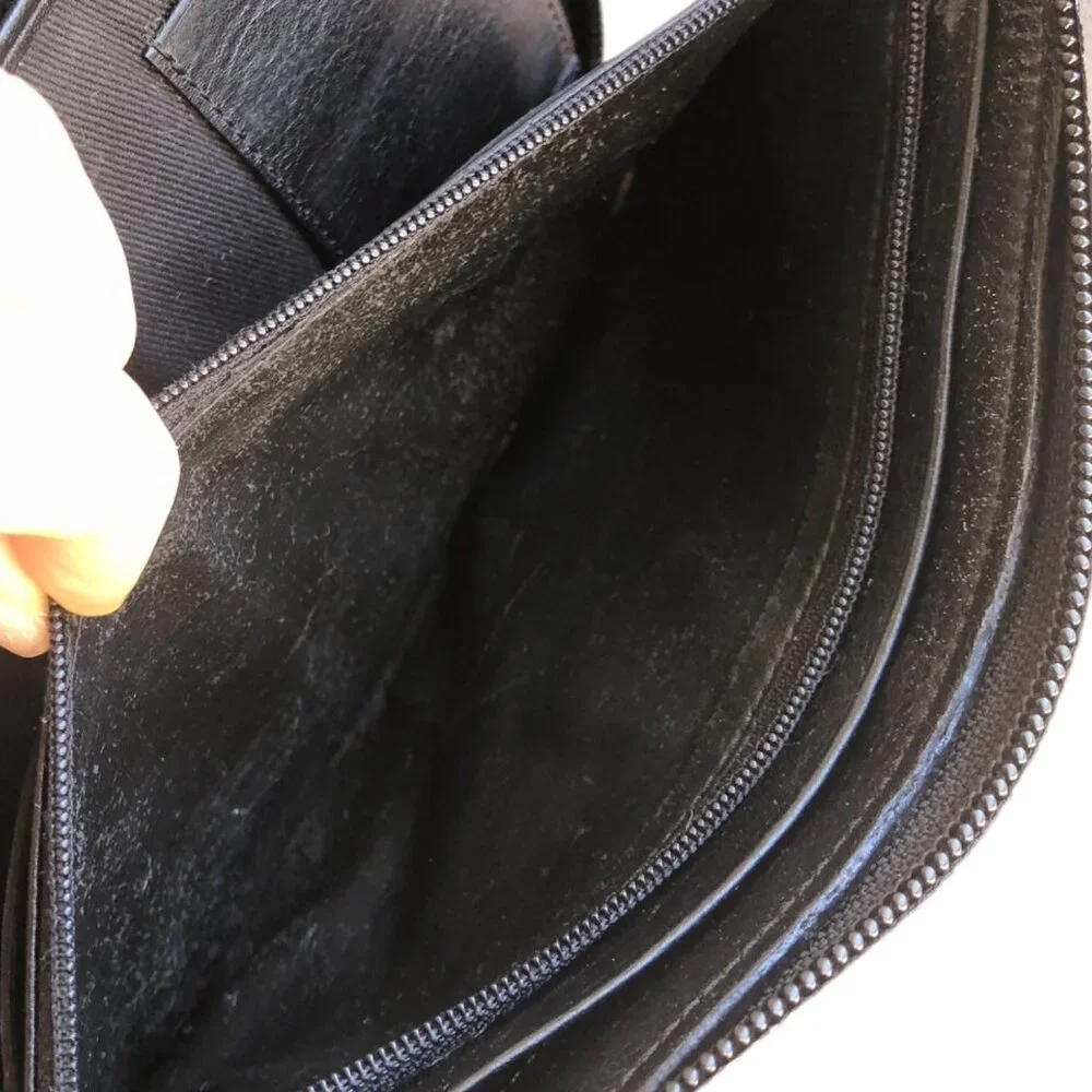 Dunhill Black Canvas Leather Wallet